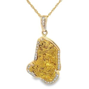 Gold Nugget Pendants