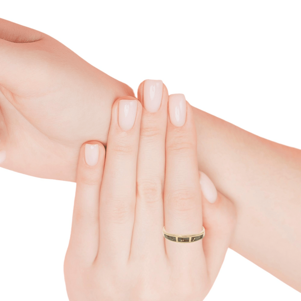 Gold quartz, ring, Alaska Mint, 14k, 555BG2 $1040