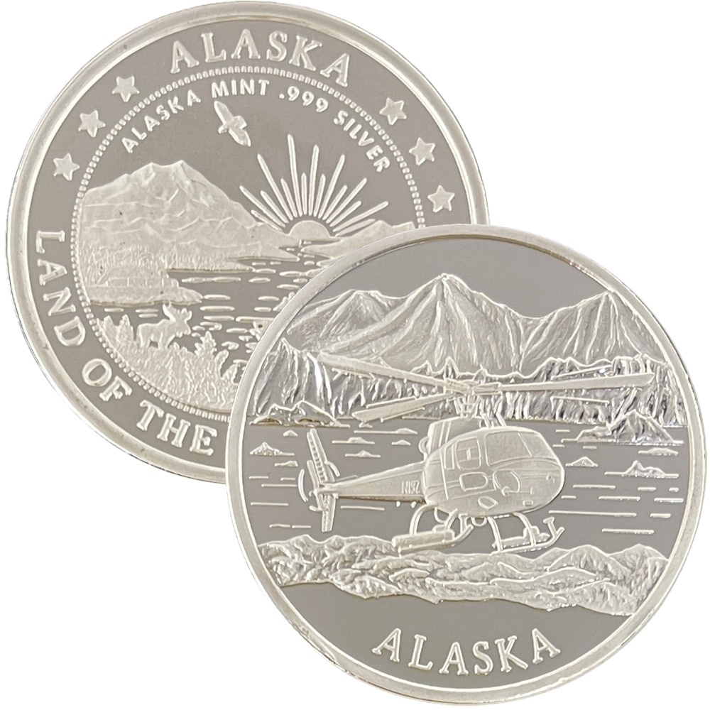 Glacier Helicopter Medallion - Image 4