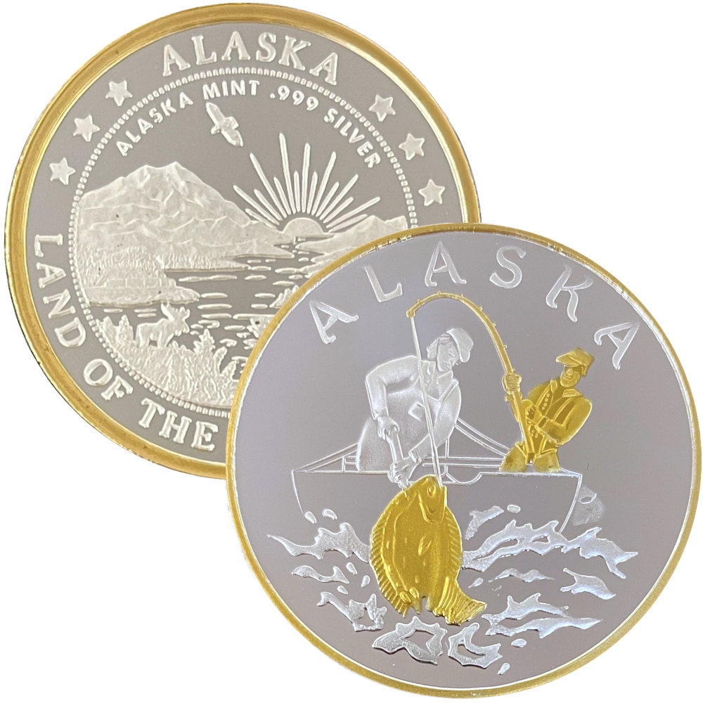 Halibut Fishing Medallion - Image 3
