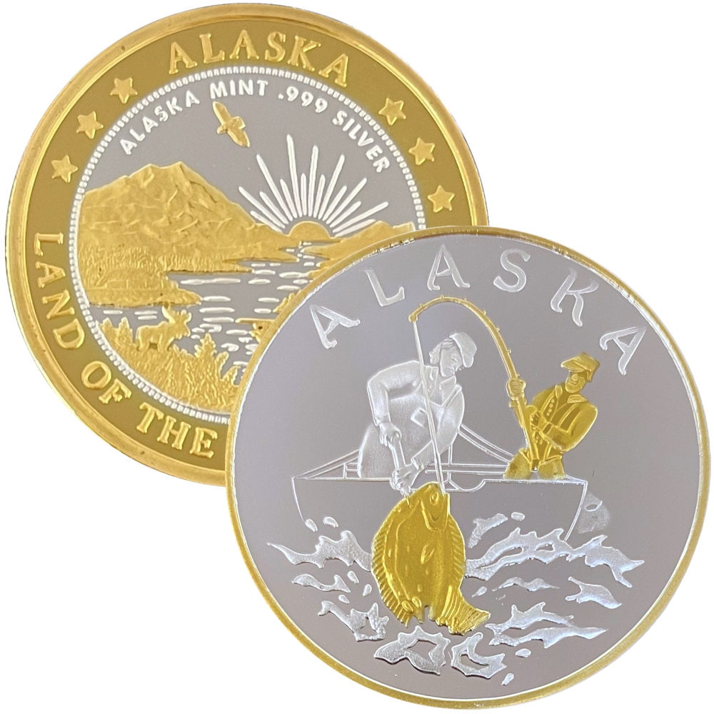 Halibut Fishing Medallion - Image 2