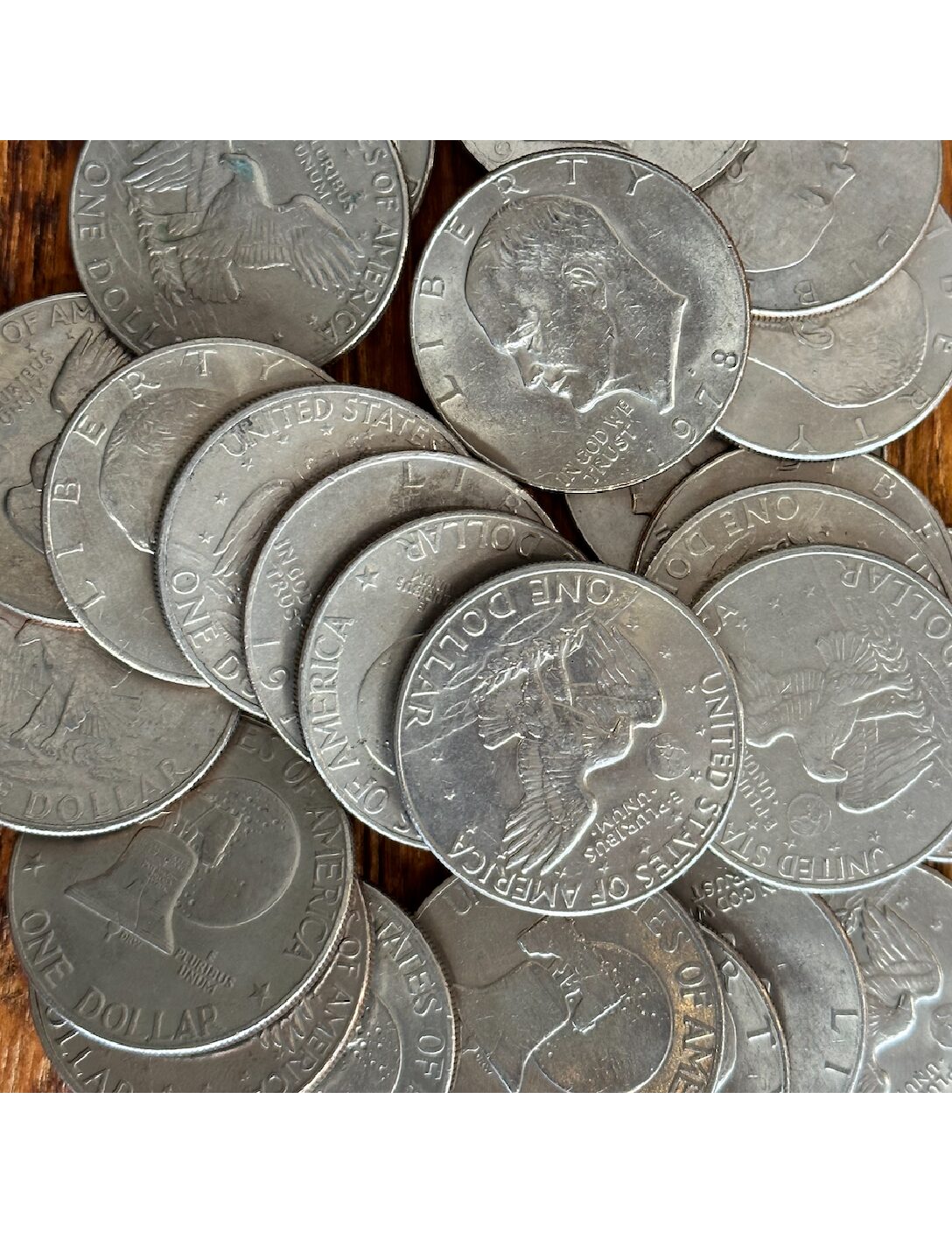 Bag-of-Ikes, Genuine U.S. Eisenhower Dollars