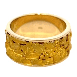Ladies, 10m, Yellow Gold, Nugget Ring, Alaska Mint