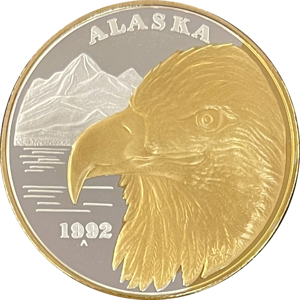 1992 Official State of Alaska Medallion