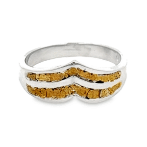 Nugget & Silver Ladies Rings