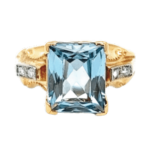 Synthetic Spinel Estate Ring, Alaska Mint
