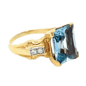 Synthetic Spinel Estate Ring, Alaska Mint