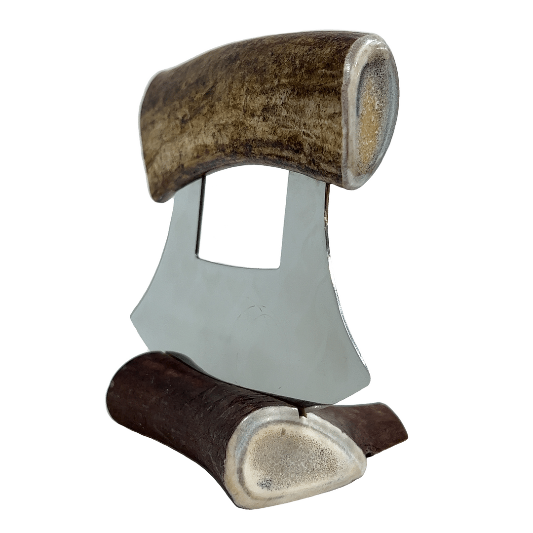 Caribou Antler Ulu Knife, Alaska Mint