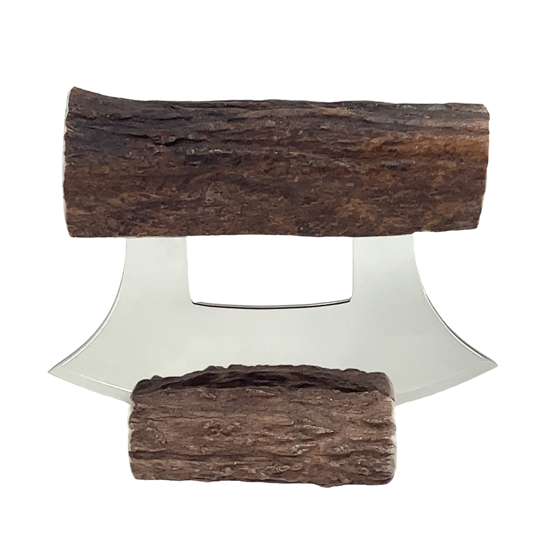 Moose Antler Ulu Knife, Alaska Mint