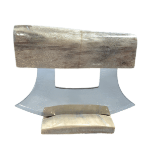 Sun Bleached Moose Antler Ulu Knife, Alaska Mint