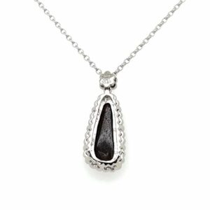Boulder Opal, Paraiba Tourmaline, & Diamond 18k Necklace, Alaska Mint