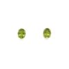 Oval Peridot Stud Earrings, Alaska Mint