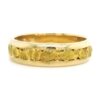 Men's Gold Nugget Ring, Alaska Mint