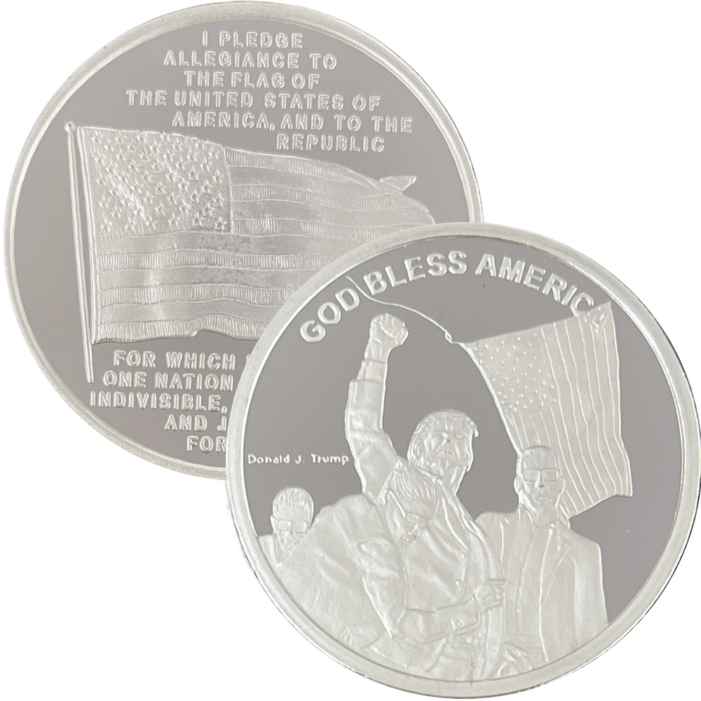 Donald Trump - God Bless America - Proof Medallion - Image 4