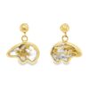 These Gold Quartz Bear Post Dangle Earrings make a great gift for you or someone else at the Alaska Mint