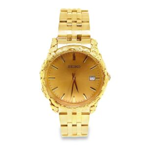 This Seiko Alaskan Gold Nugget Watch is a great gift for yourself or someone special