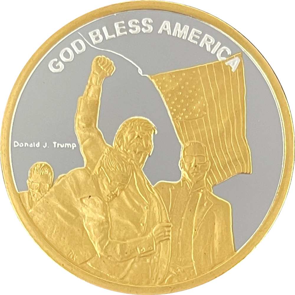 Donald Trump - God Bless America - Proof Medallion