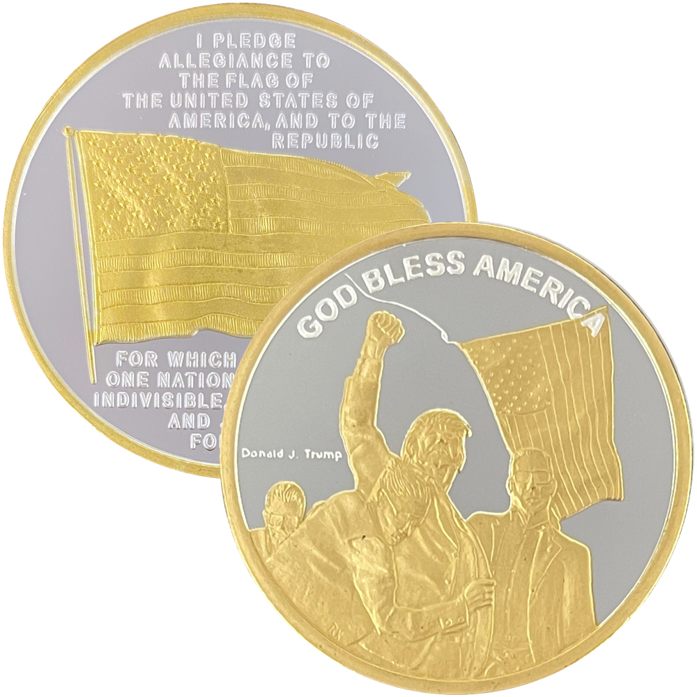 Donald Trump - God Bless America - Proof Medallion - Image 2