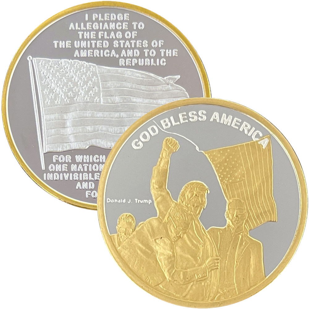 Donald Trump - God Bless America - Proof Medallion - Image 3