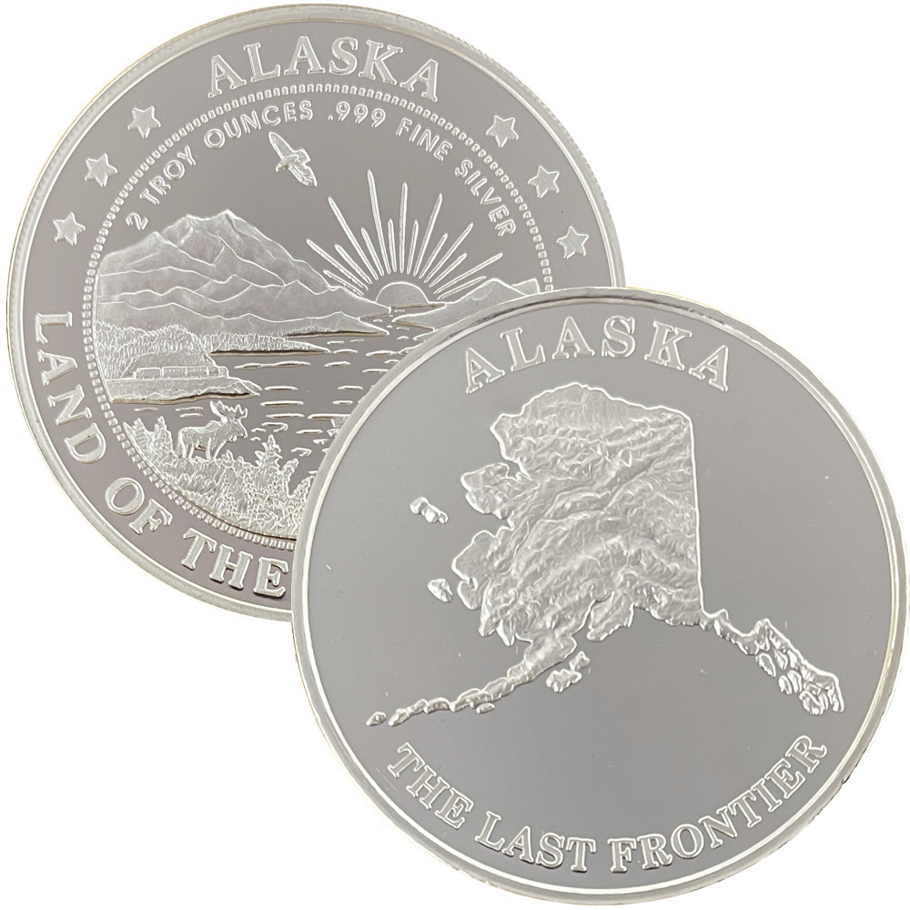 2026 Alaska Map Medallion - Image 4