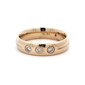 Estate Men's Ring with Diamonds 074025