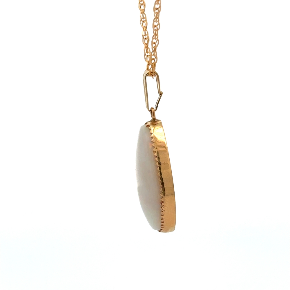 Estate 9 Carat Opal Pendant 076539 - Image 2