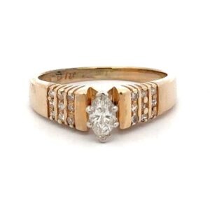 Estate Gold & Diamond Ring 518600