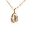 Gold Nugget & Gold Quartz Pendant PSC126QX