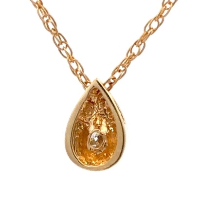 Estate Diamond Pendant 071692 - Image 3