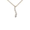 Estate White Topaz Pendant 075829