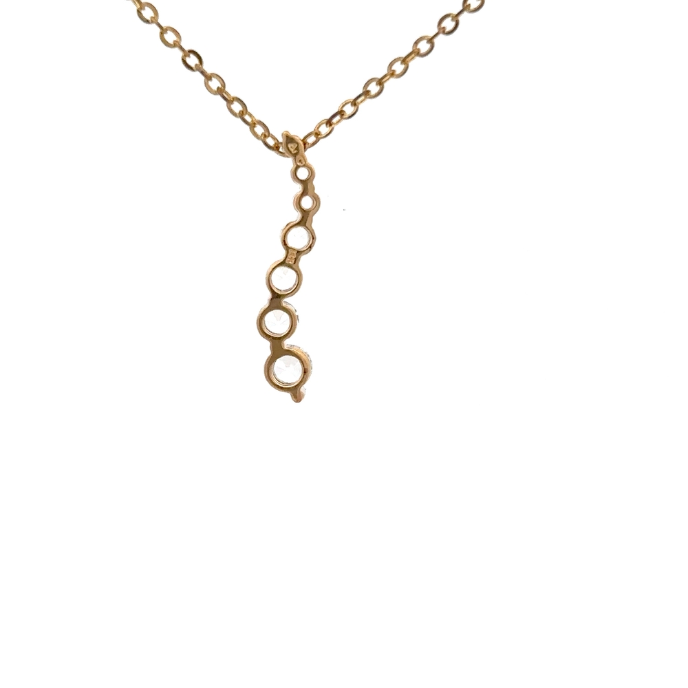 Estate White Topaz Pendant 075829 - Image 2