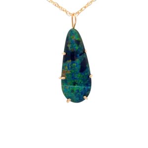 Estate Lab Grown Opal Pendant 078036