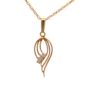 Estate Diamond Pendant 090048