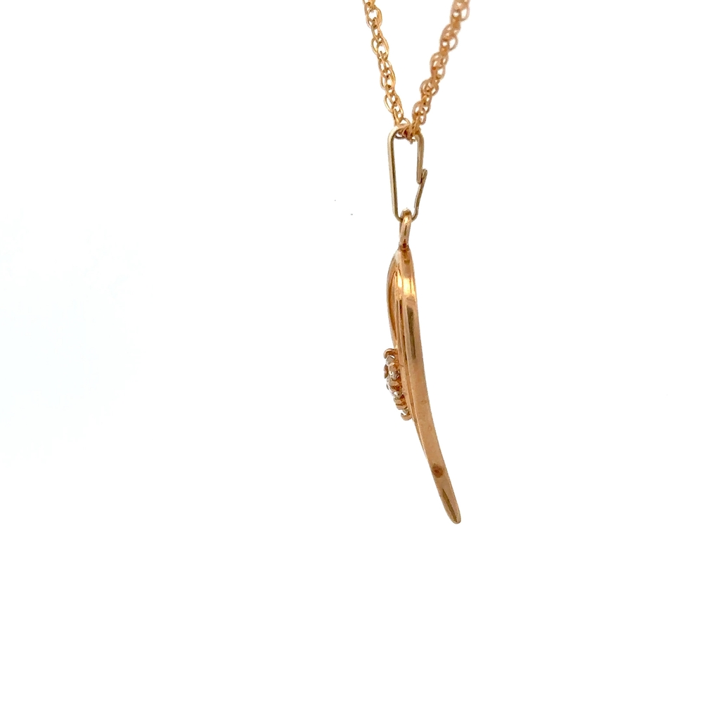 Estate Diamond Pendant 090048 - Image 4