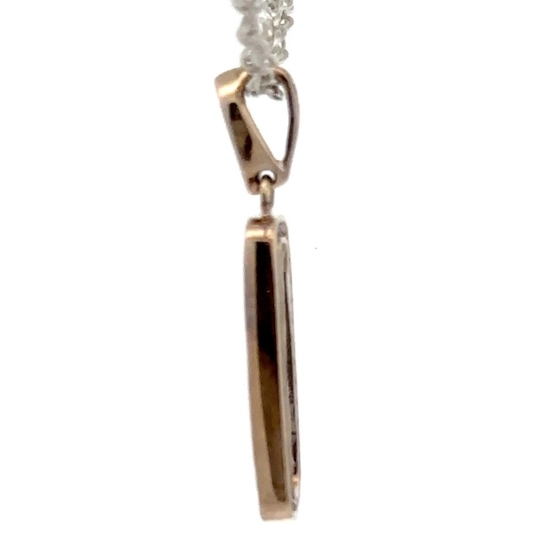 Estate White Gold & Diamond Pendant 090080 - Image 4