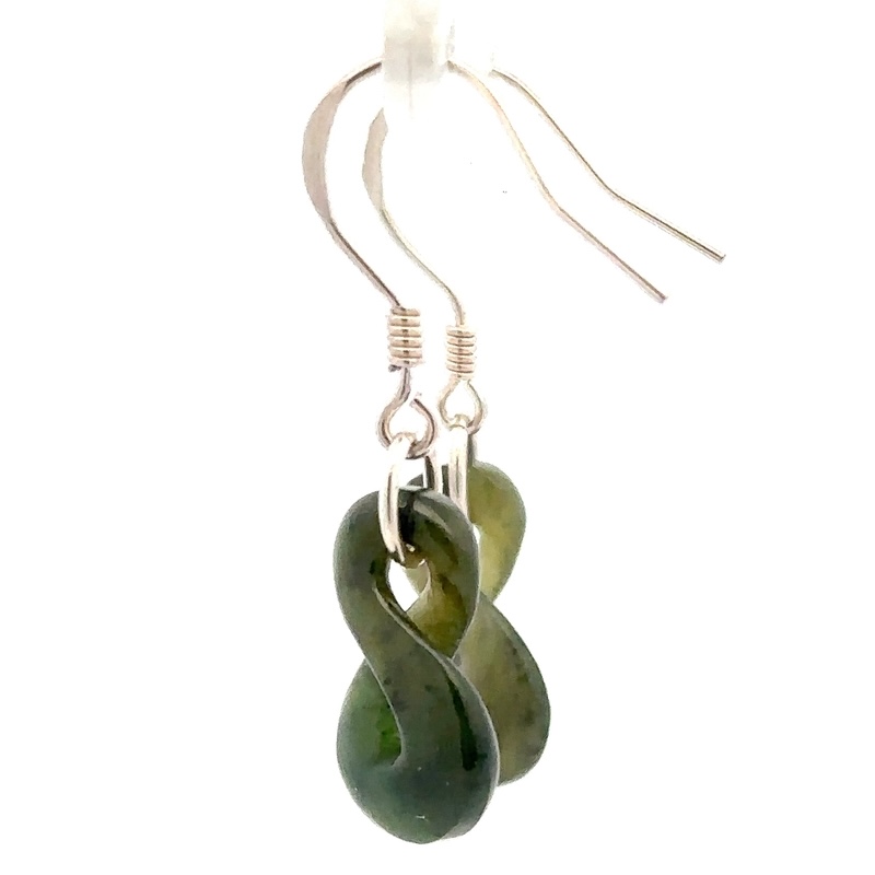 Jade Dangling Earrings E5Z - Image 2