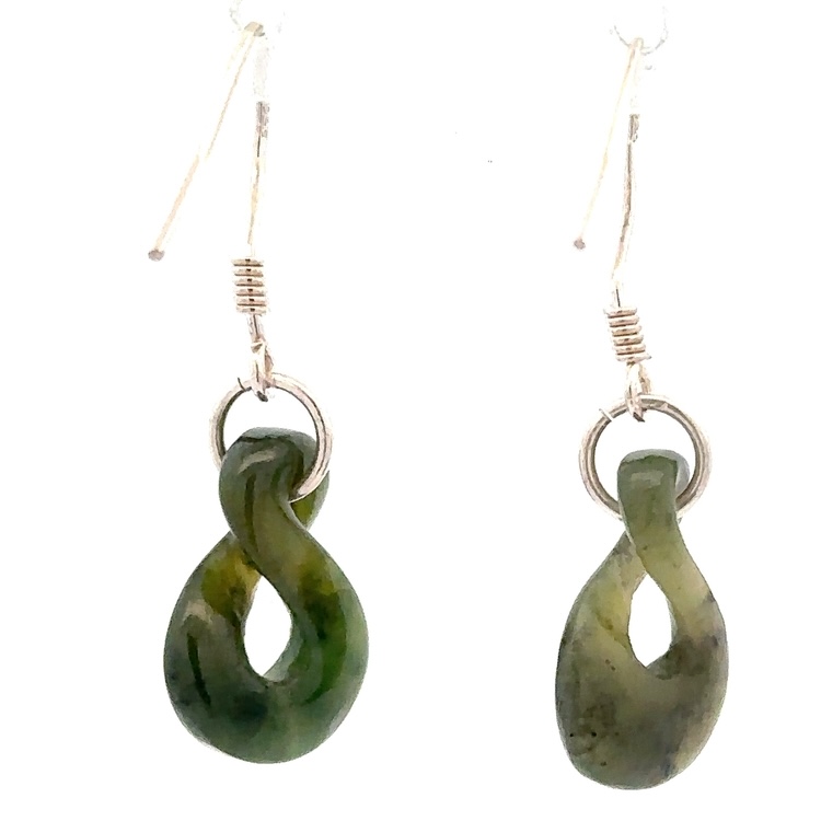 Jade Dangling Earrings E5Z - Image 3