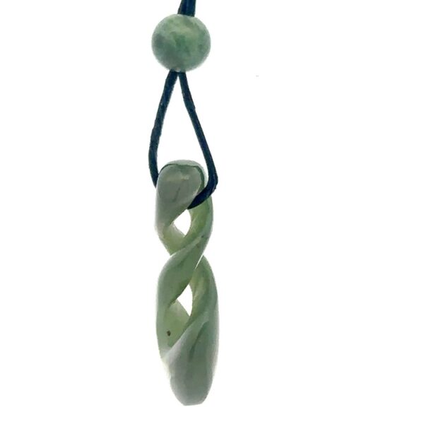 Jade Spiraling Cord Necklace JP31X - Alaska Mint