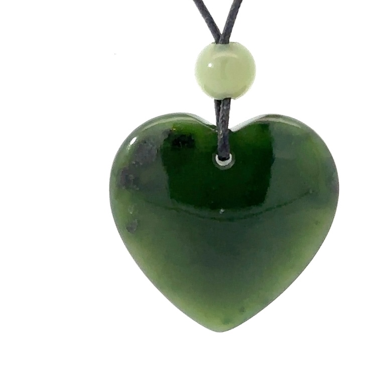 Jade Heart Pendant PH3 - Image 3