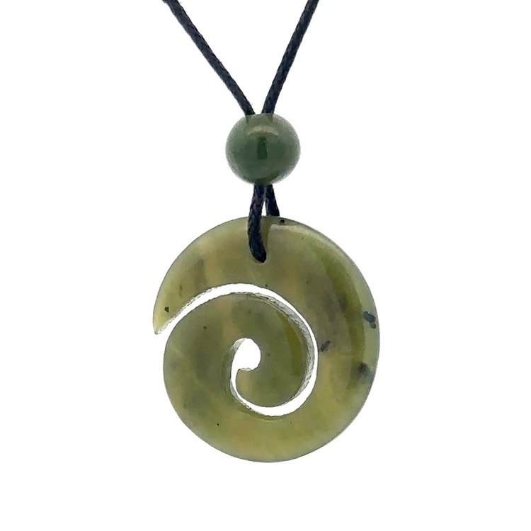Spiraling Jade Necklace PH4Z