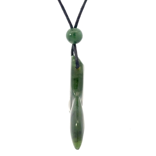 Jade Whale Tail Pendant PWT2 - Image 4