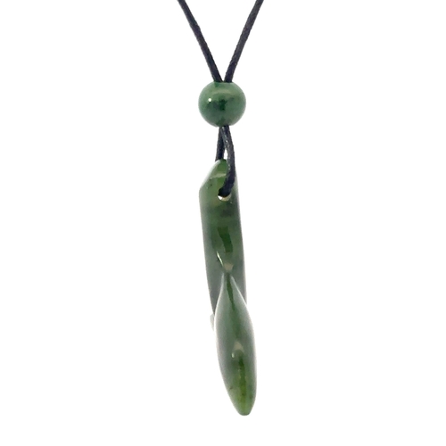 Jade Whale Tail Pendant PWT2 - Image 3