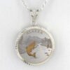 Sport Fishing 1/4 oz Gold Relief Diamond Cut Pendant
