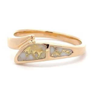 Ladies Gold Quartz Ring RL871Q