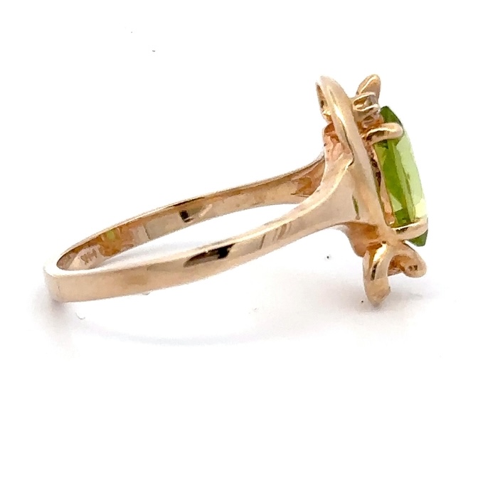 Ladies Estate Peridot Ring 090133 - Image 2