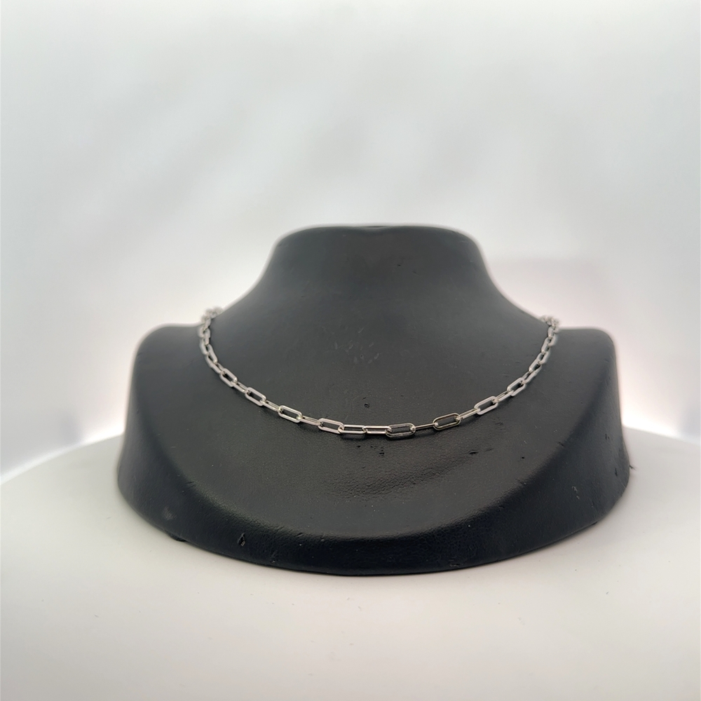 Platinum Paperclip Chain