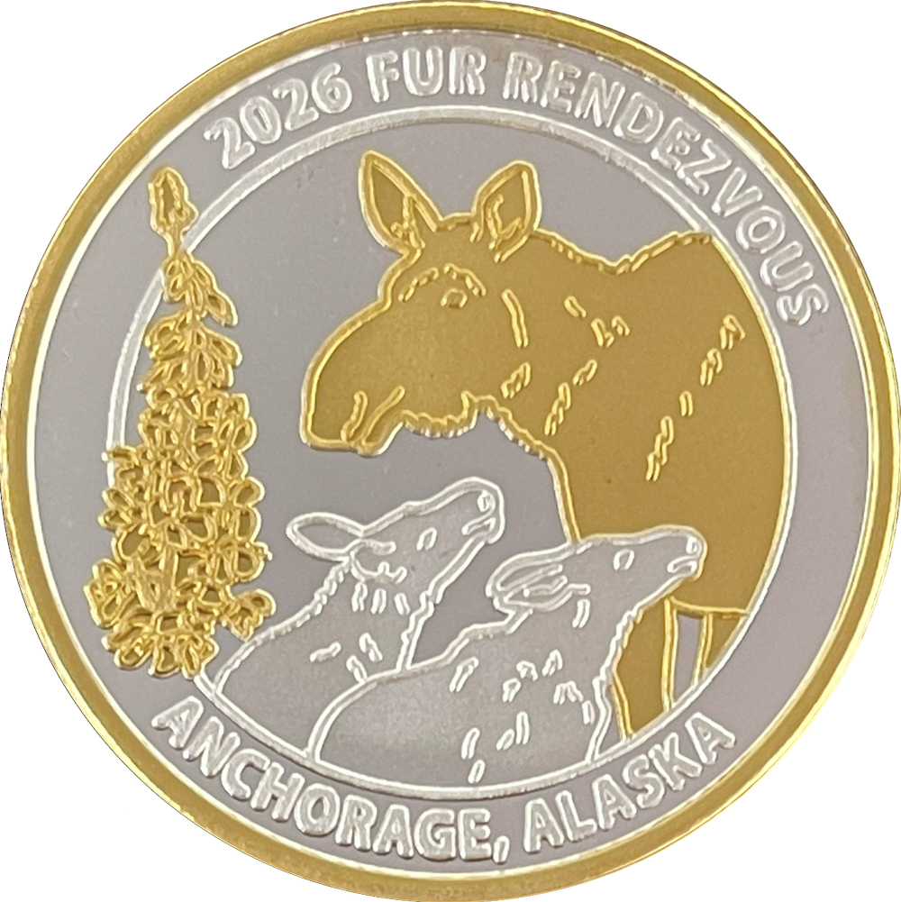 2026 Official Fur Rondy Medallion