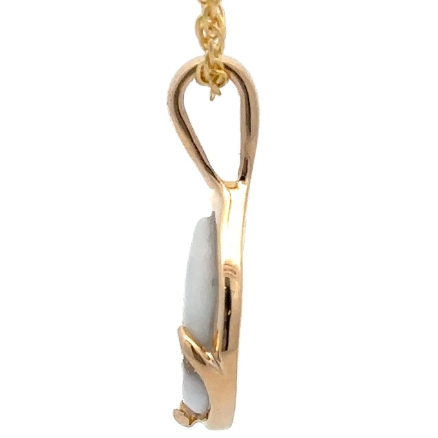 Gold Quartz & Nugget Pendant PSC125QX - Image 4