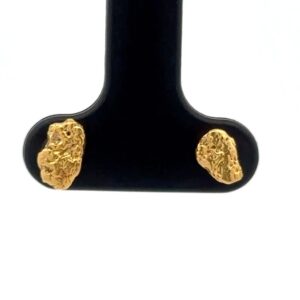Gold Nugget Post Earrings E8