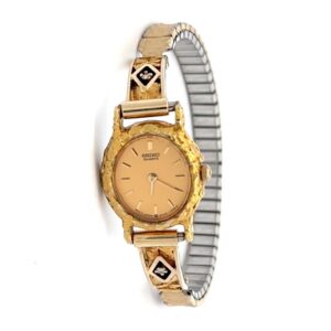 Seiko Womens Gold Nugget & Diamond Estate Watch 071051